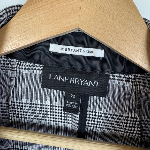 Lane Bryant Plaid Blazer Size 22 Career Office Business Academia Workwear Preppy - Picture 5 of 9